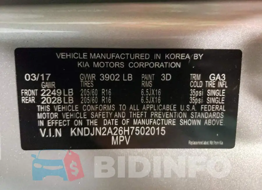 KNDJN2A26H7502015 Photo# 12