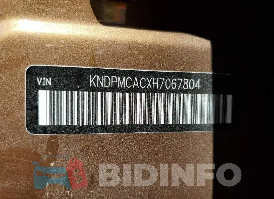 KNDPMCACXH7067804 Photo# 12