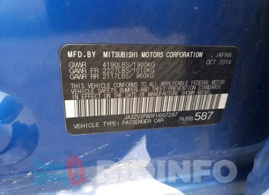 JA32V2FW3FU007297 Photo# 13