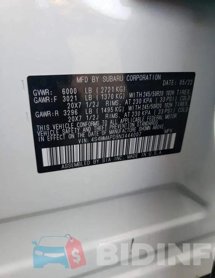 4S4WMAPD9N3444007 Photo# 13