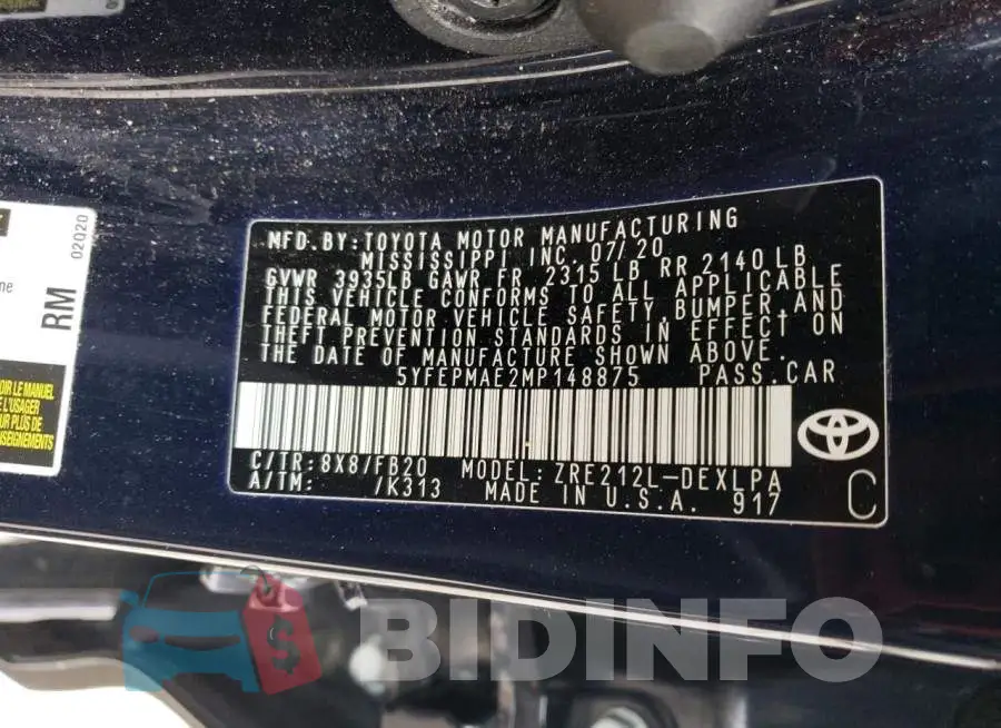 5YFEPMAE2MP148875 Photo# 12