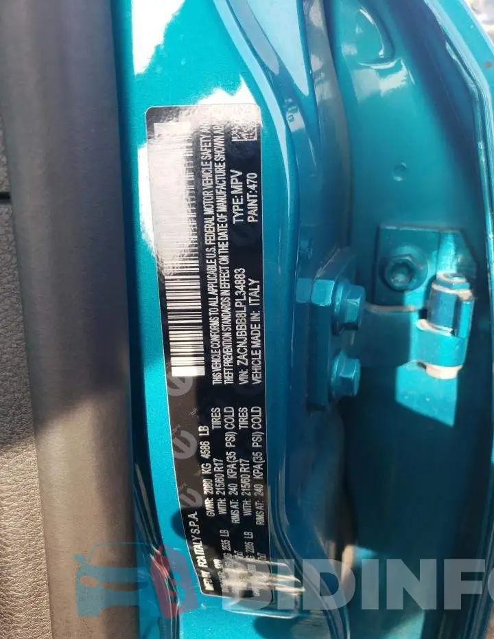 ZACNJBBB8LPL34883 Photo# 13