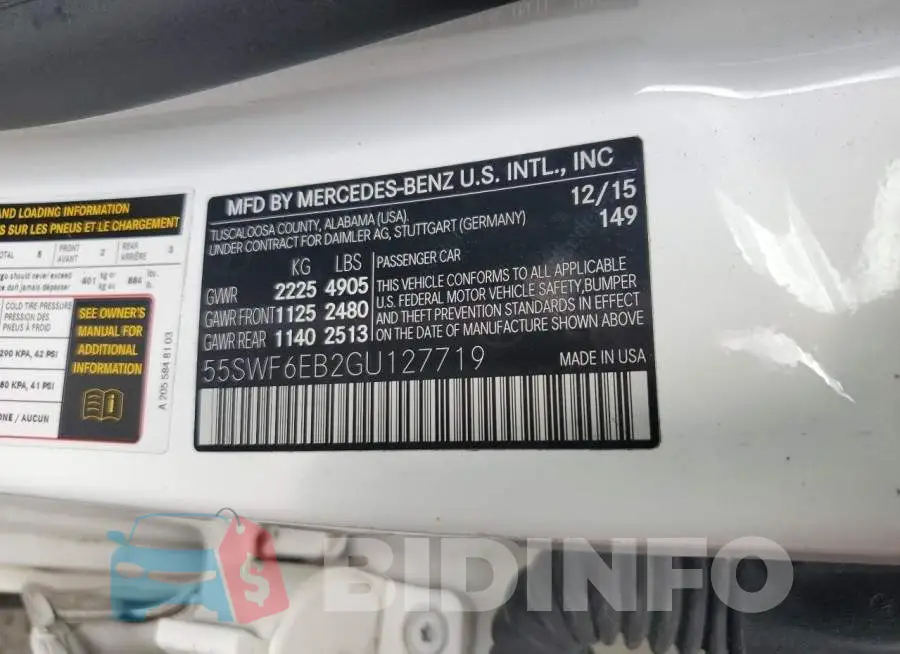 55SWF6EB2GU127719 Photo# 12