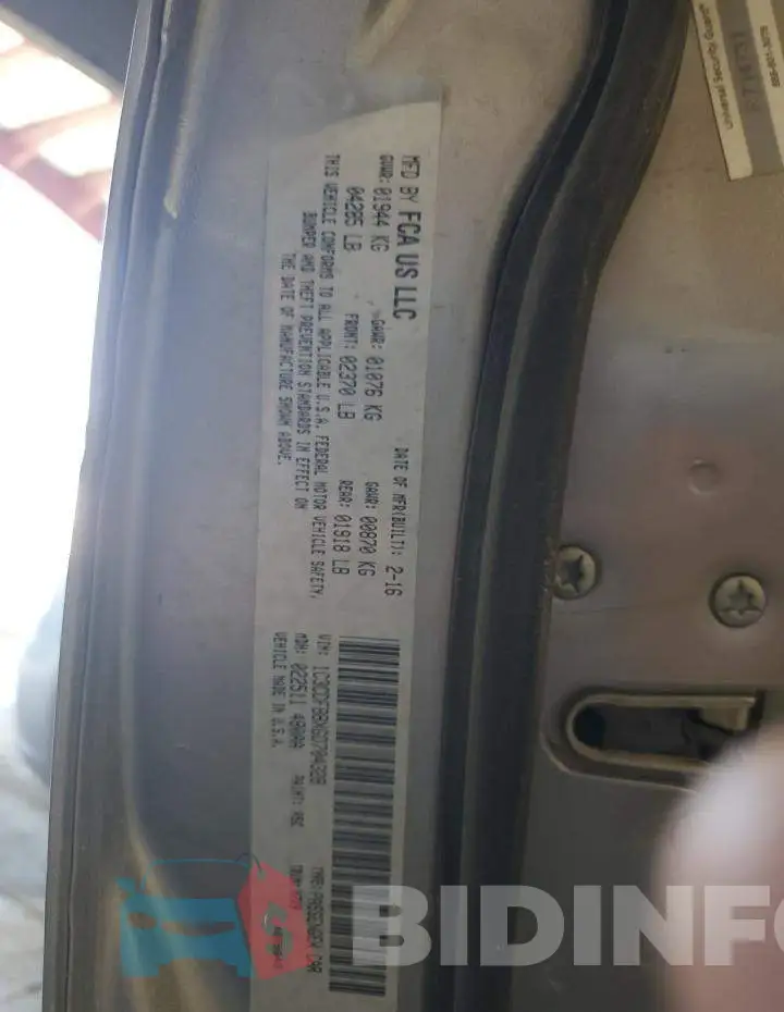 1C3CDFBBXGD704328 Photo# 12