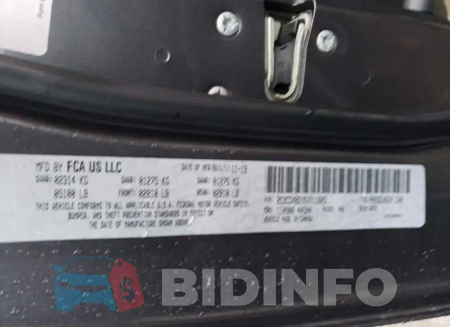 2C3CDXBG1KH711603 Photo# 12