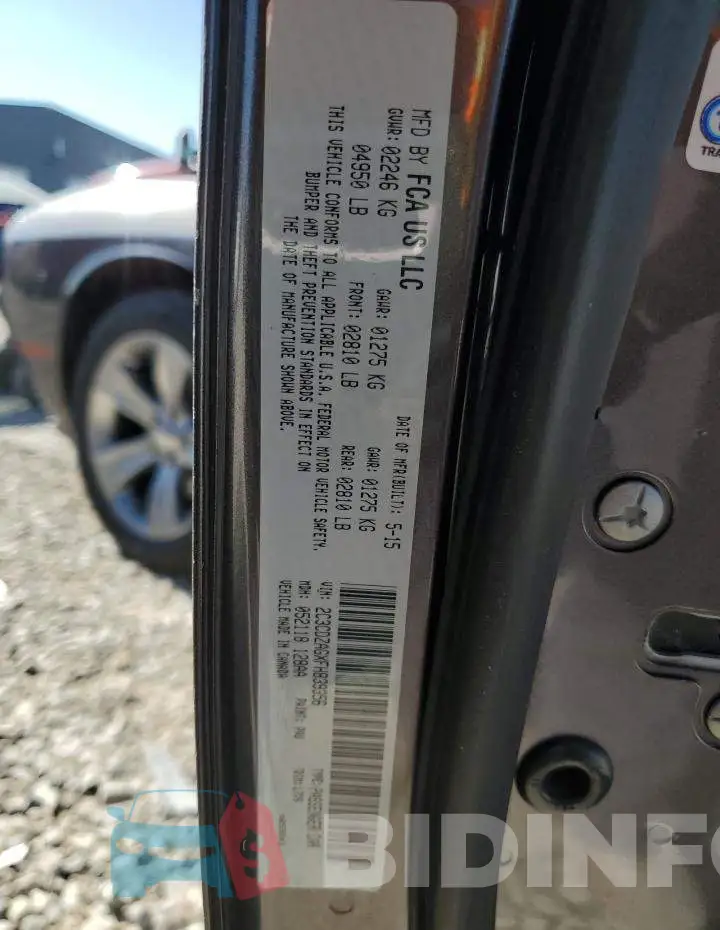 2C3CDZAGXFH839356 Photo# 12