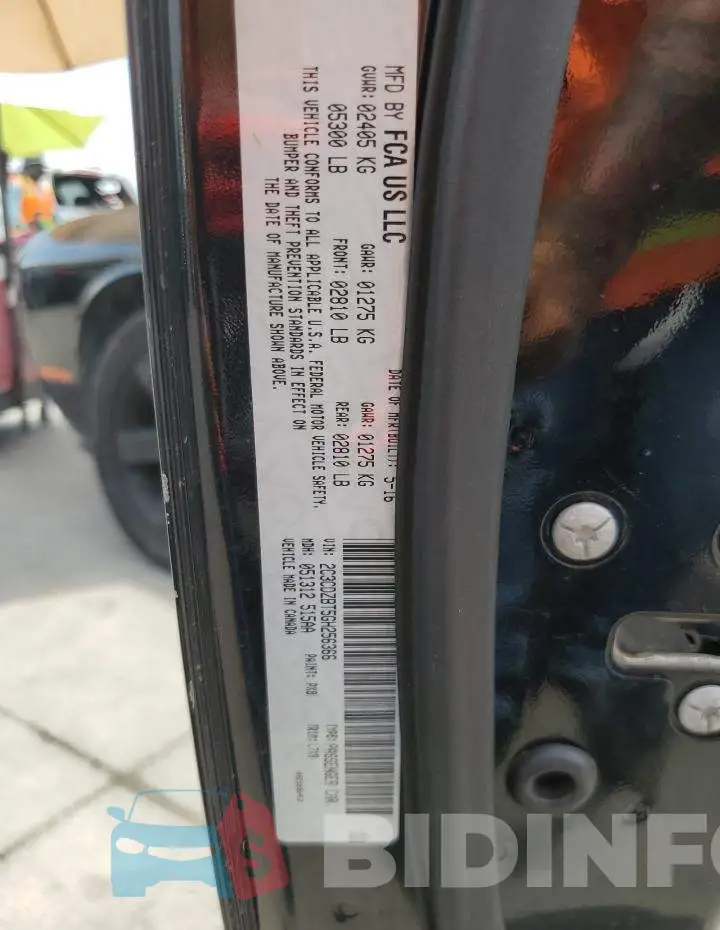 2C3CDZBT5GH256366 Photo# 12