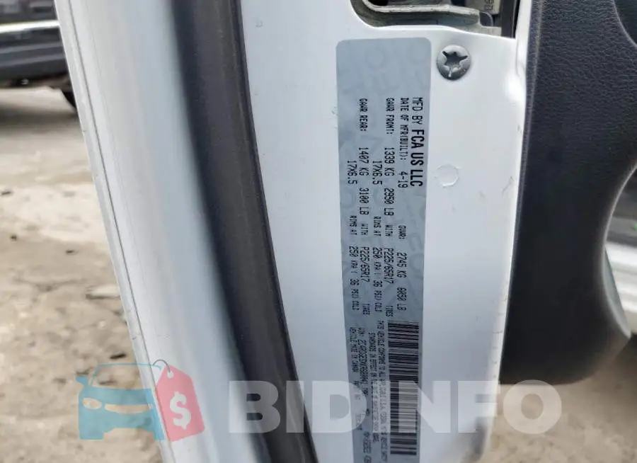 2C4RDGEGXKR680041 Photo# 13