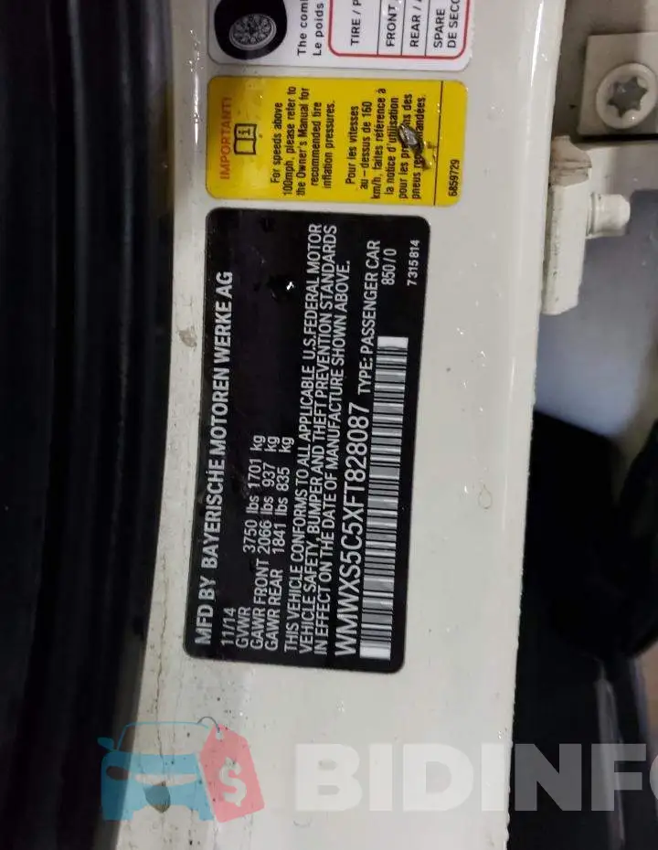 WMWXS5C5XFT828087 Photo# 12