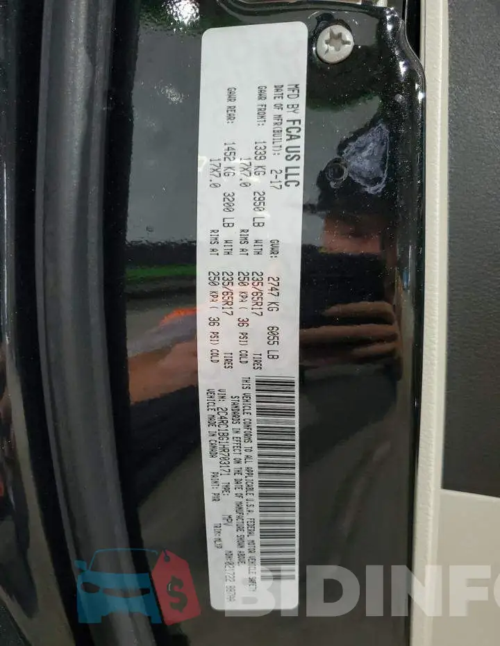 2C4RC1BG1HR703171 Photo# 13