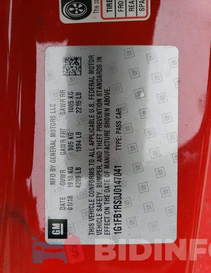 1G1FB1RS0J0147041 Photo# 12