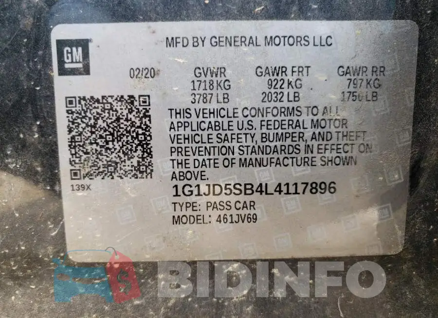 1G1JD5SB4L4117896 Photo# 12