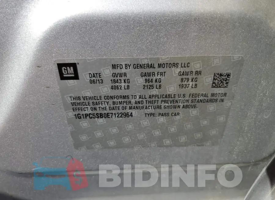 1G1PC5SB0E7122964 Photo# 12