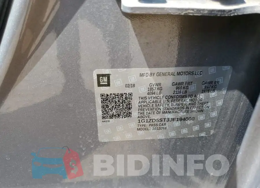 1G1ZD5ST3JF194000 Photo# 12