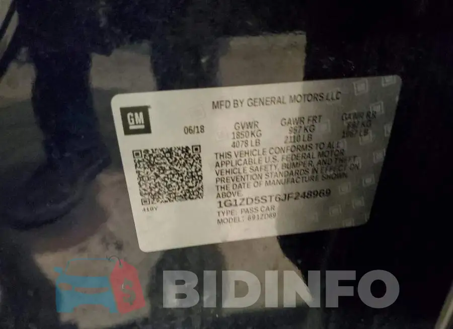 1G1ZD5ST6JF248969 Photo# 13