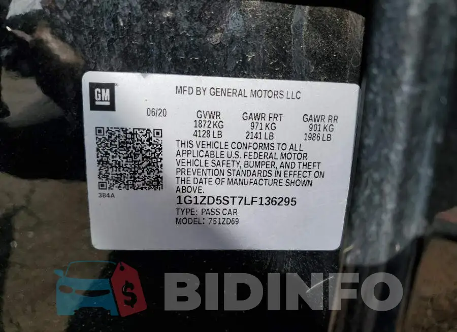 1G1ZD5ST7LF136295 Photo# 13