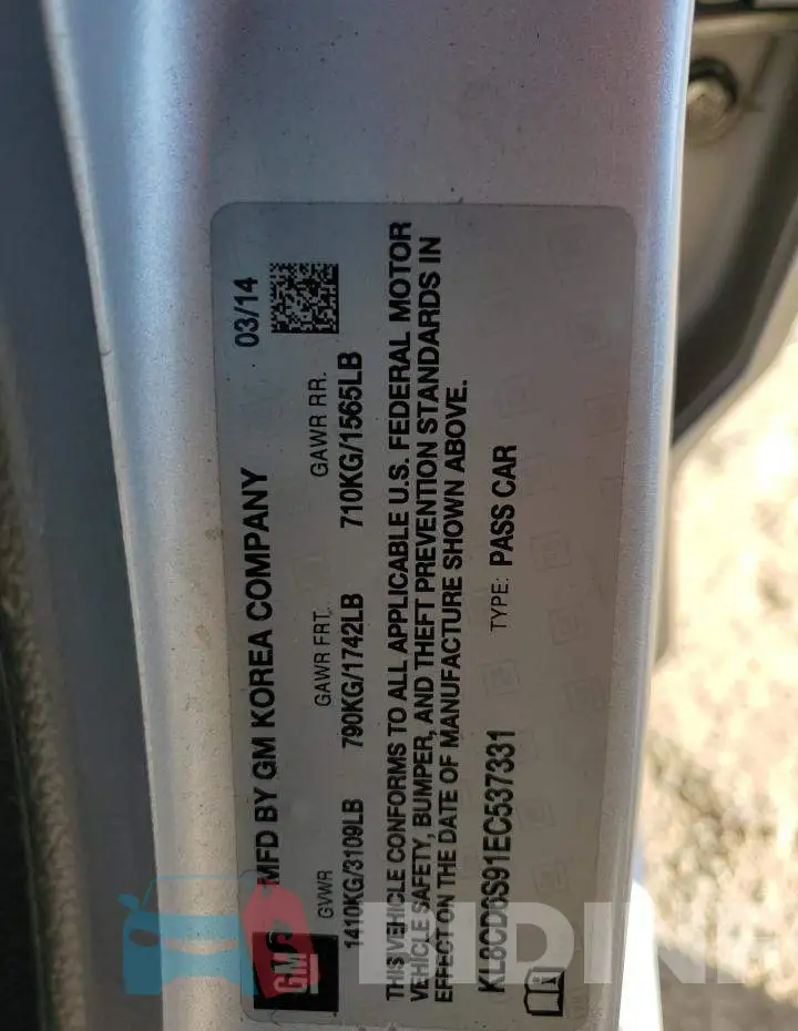 KL8CD6S91EC537331 Photo# 12