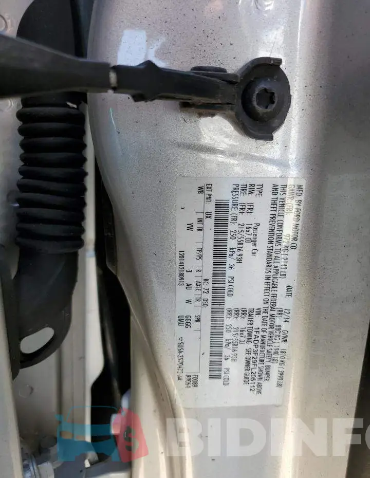 1FADP3F29FL205112 Photo# 12