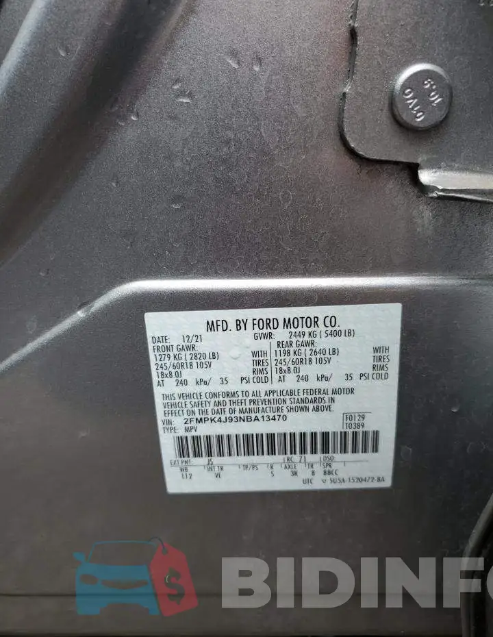 2FMPK4J93NBA13470 Photo# 13