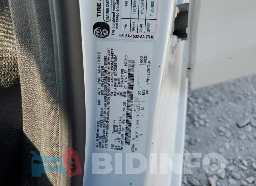3FADP4EJ3GM154477 Photo# 12