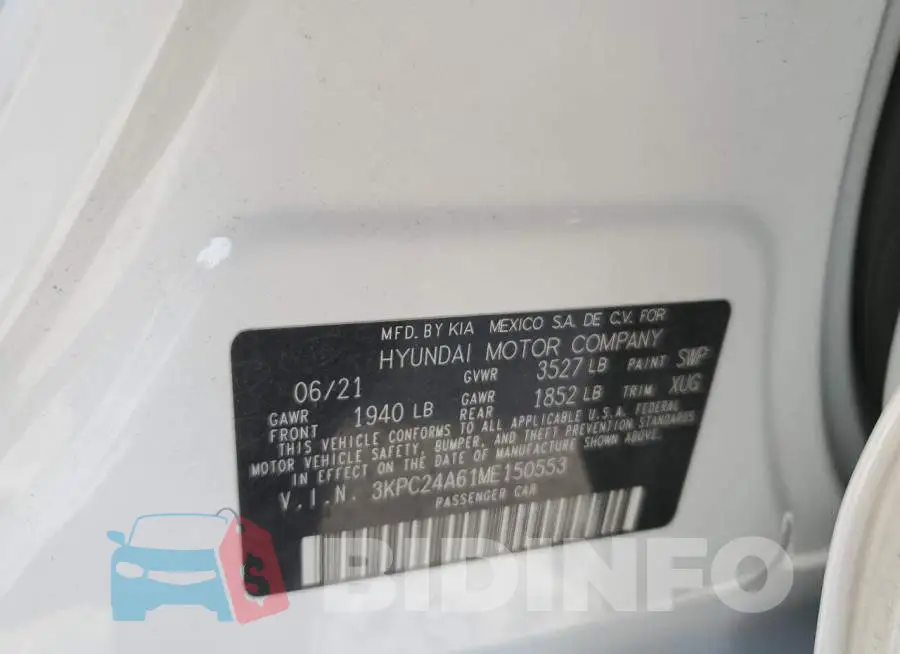 3KPC24A61ME150553 Photo# 12