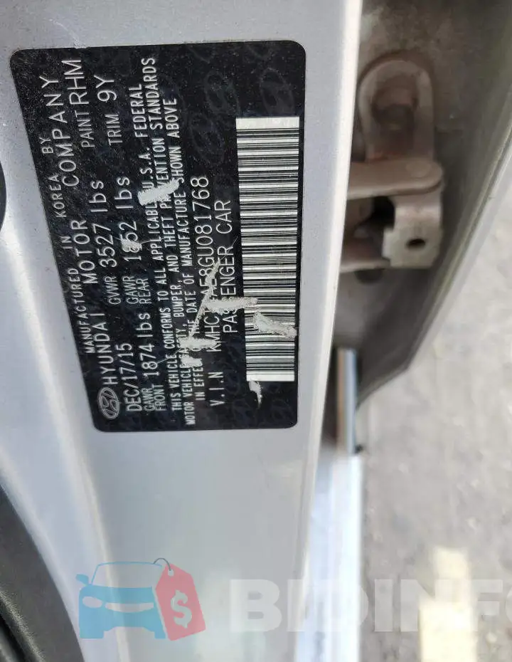 KMHCT4AE8GU081768 Photo# 12