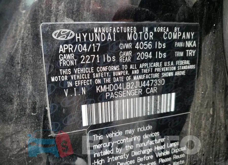 KMHD04LB2JU447330 Photo# 13