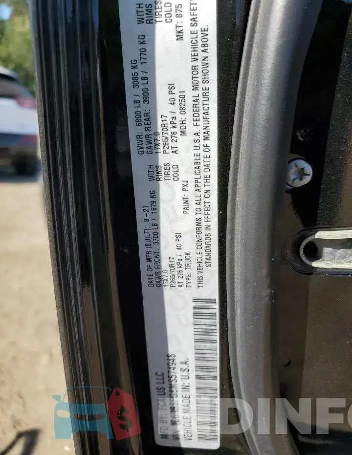 1C6RR6FG8MS574948 Photo# 12