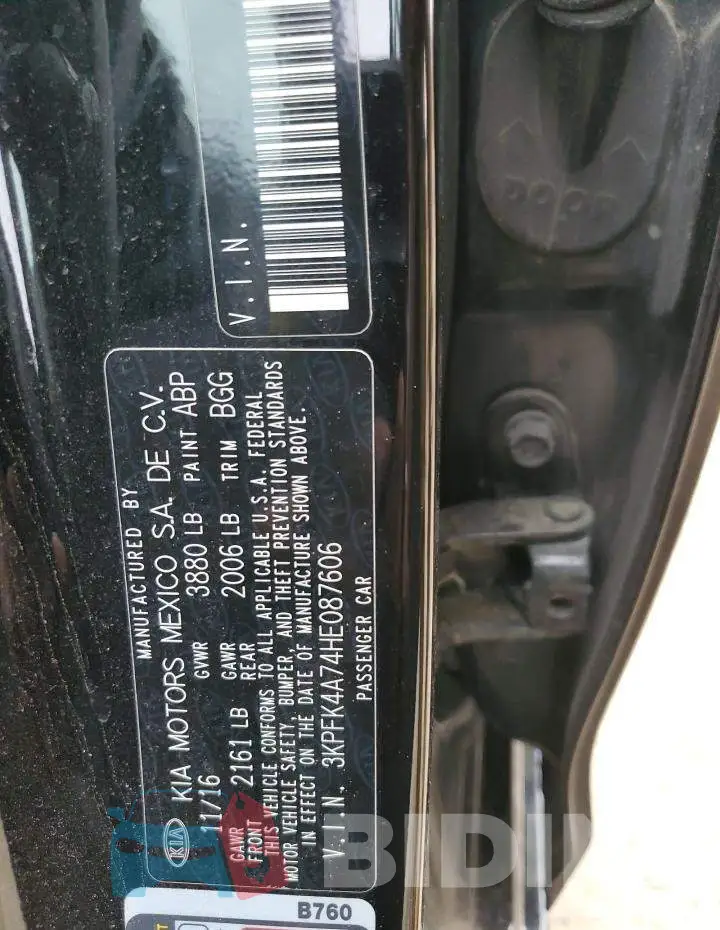 3KPFK4A74HE087606 Photo# 12