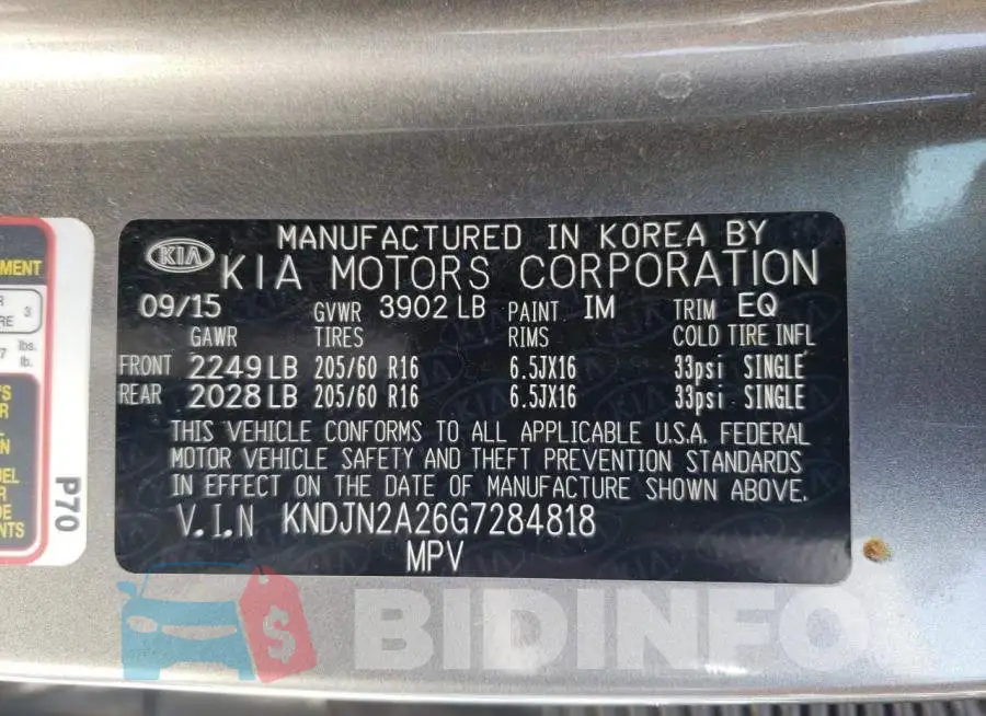 KNDJN2A26G7284818 Photo# 12