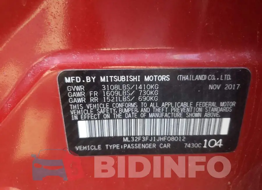 ML32F3FJ1JHF08012 Photo# 10