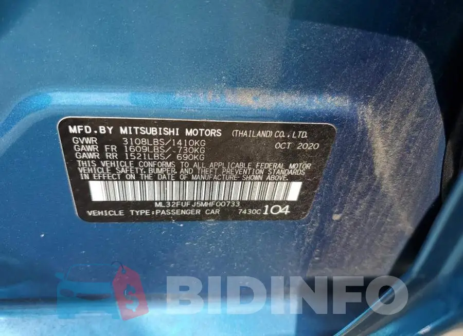 ML32FUFJ5MHF00733 Photo# 13