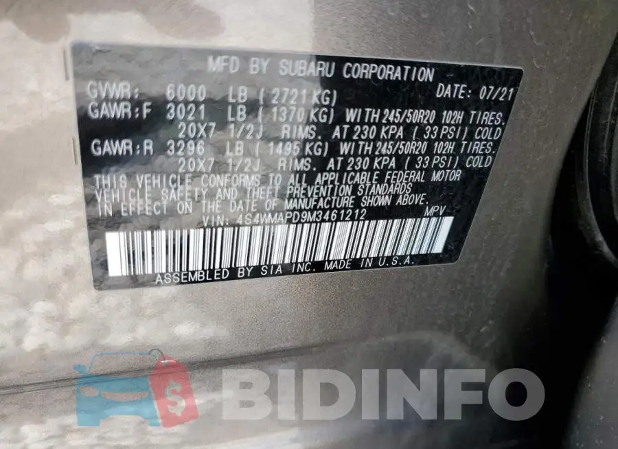 4S4WMAPD9M3461212 Photo# 13