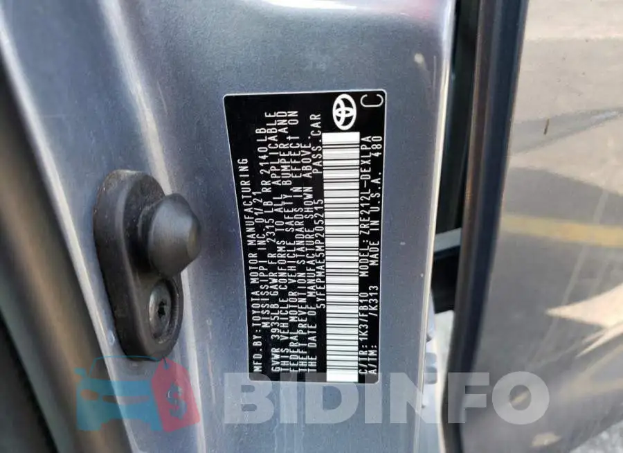 5YFEPMAE5MP205215 Photo# 13