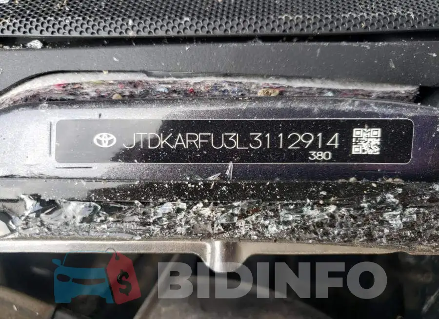 JTDKARFU3L3112914 Photo# 13