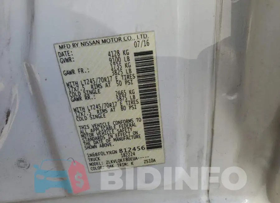 1N6BF0LYXGN812456 Photo# 12