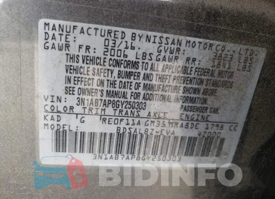 3N1AB7AP8GY250303 Photo# 12