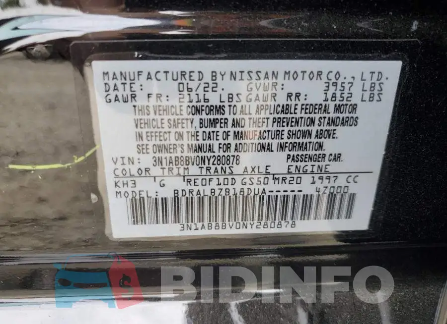 3N1AB8BV0NY280878 Photo# 12