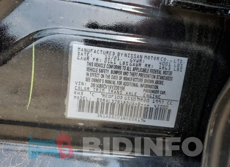 3N1AB8CV1NY208196 Photo# 12