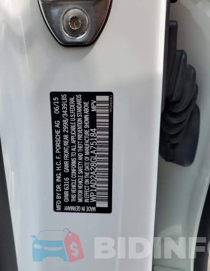 WP1AD2A28GLA75184 Photo# 13