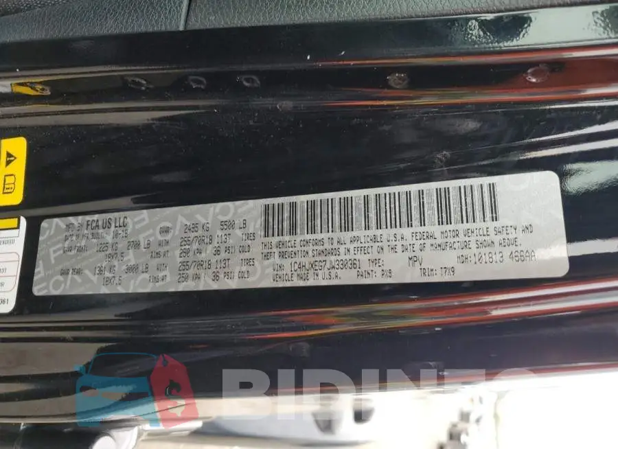 1C4HJXEG7JW330361 Photo# 12