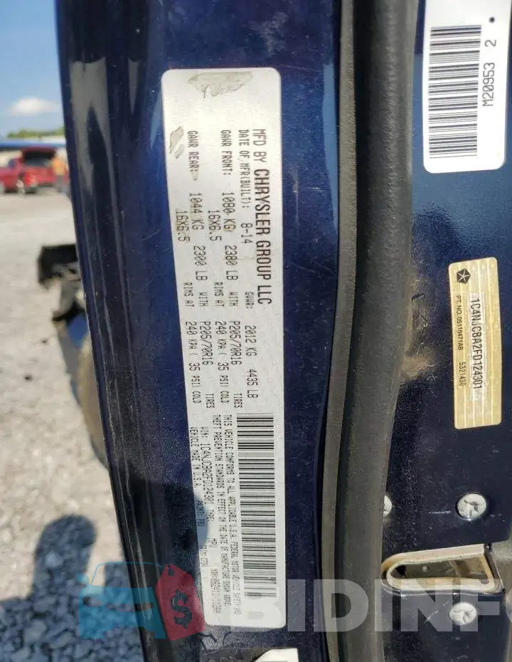 1C4NJCBA2FD124301 Photo# 13