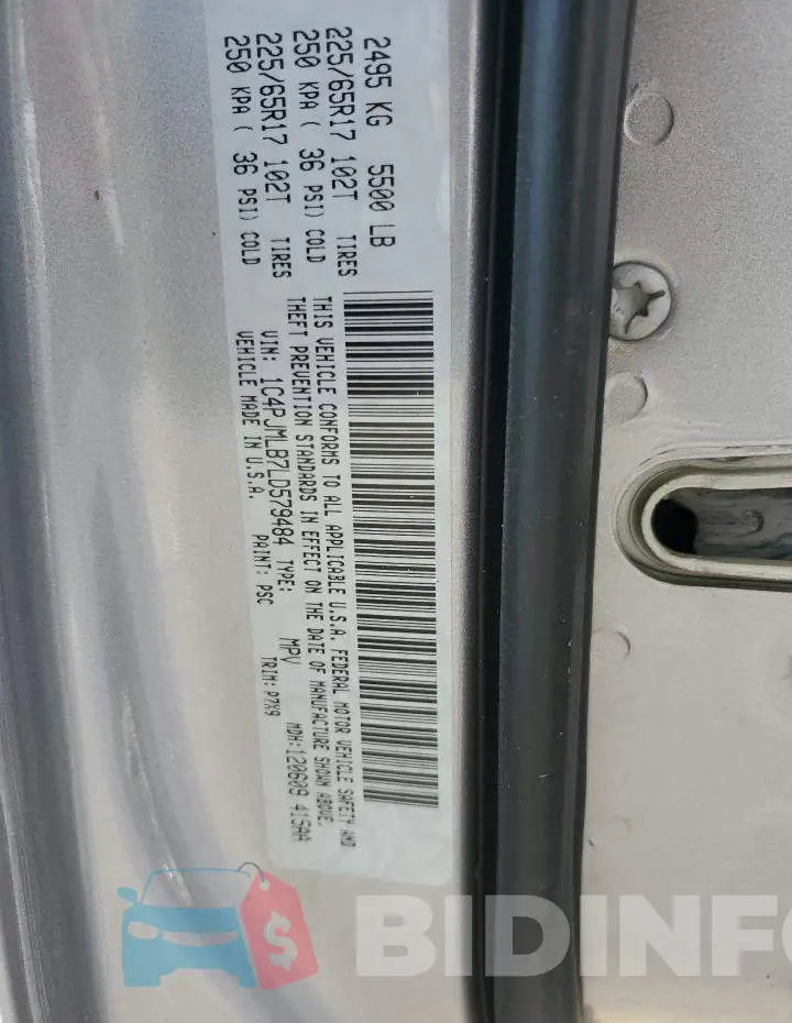 1C4PJMLB7LD579484 Photo# 13
