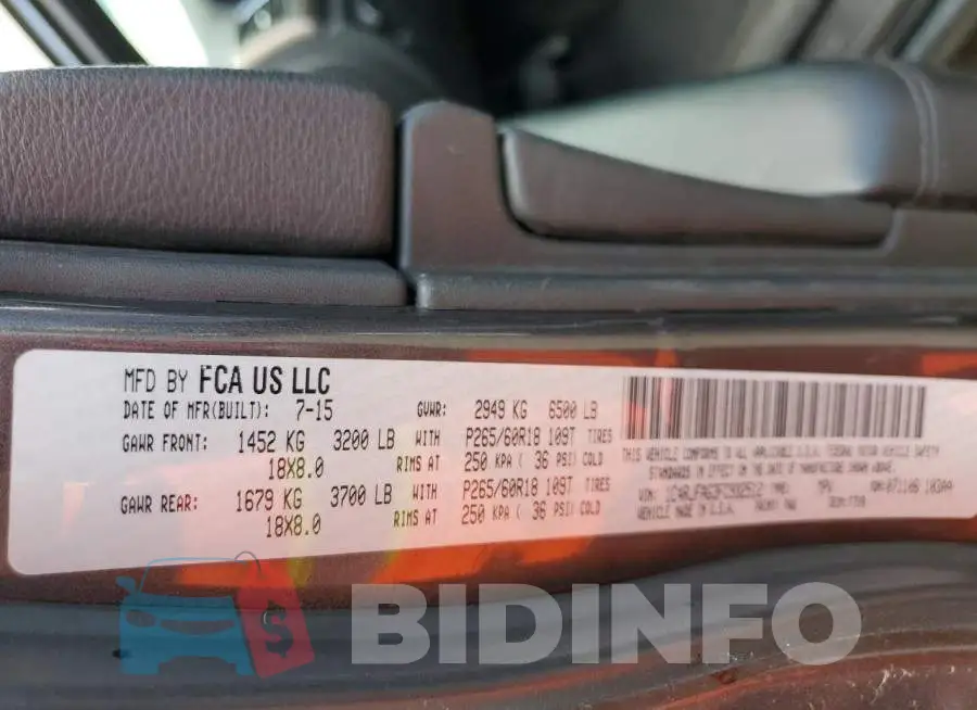 1C4RJFAG3FC932512 Photo# 13