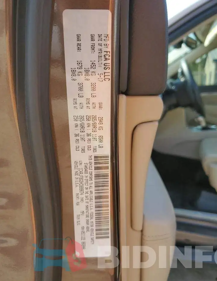 1C4RJFBG3HC899674 Photo# 12