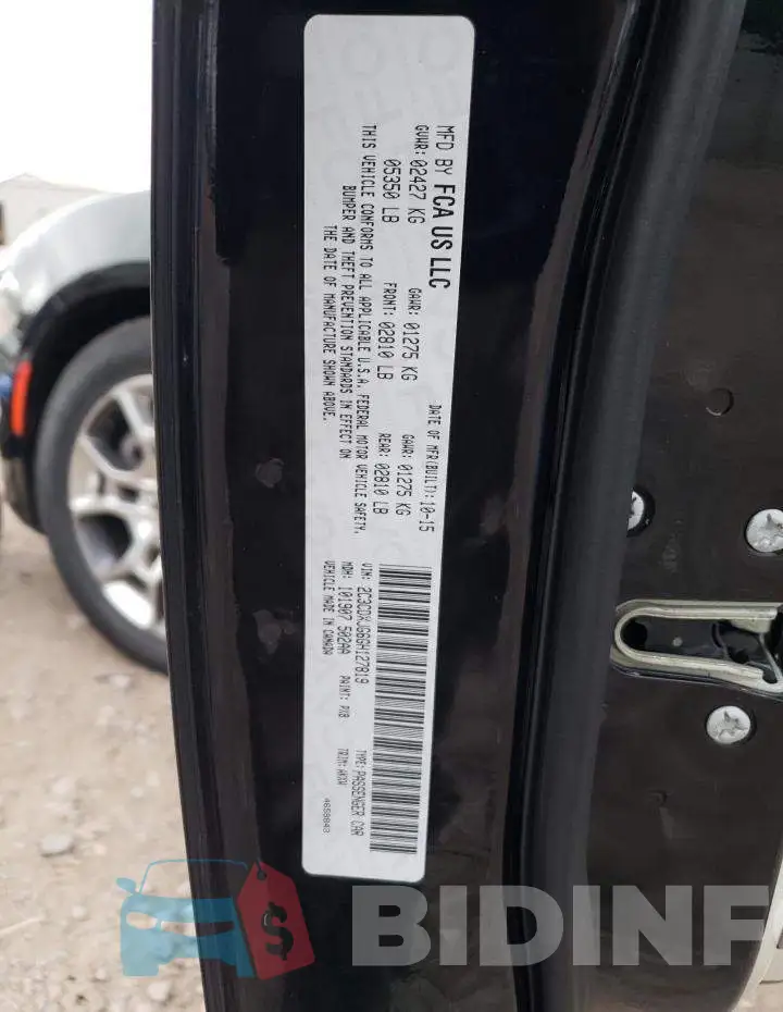 2C3CDXJG6GH127819 Photo# 12
