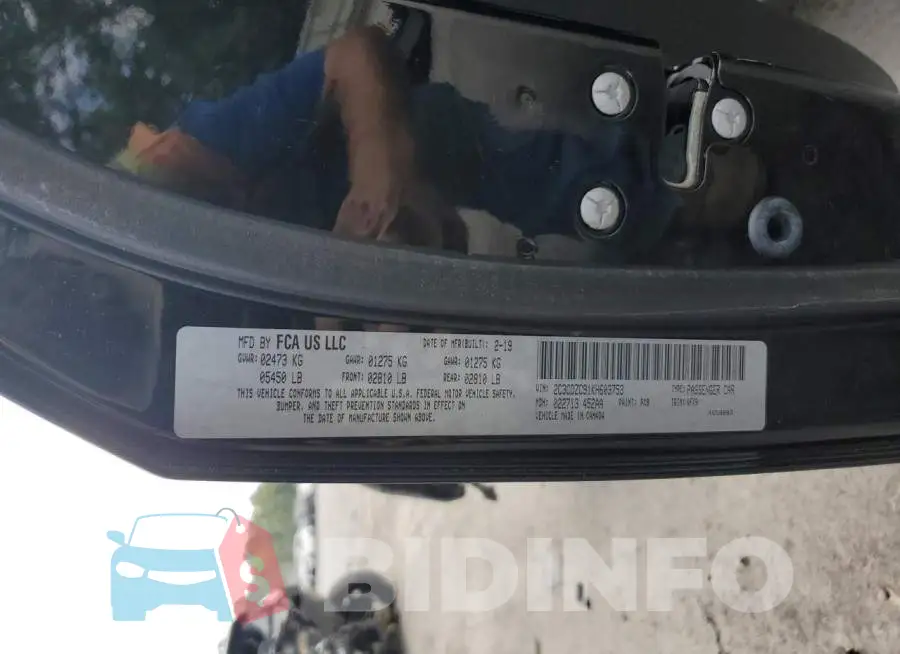 2C3CDZC91KH603753 Photo# 12
