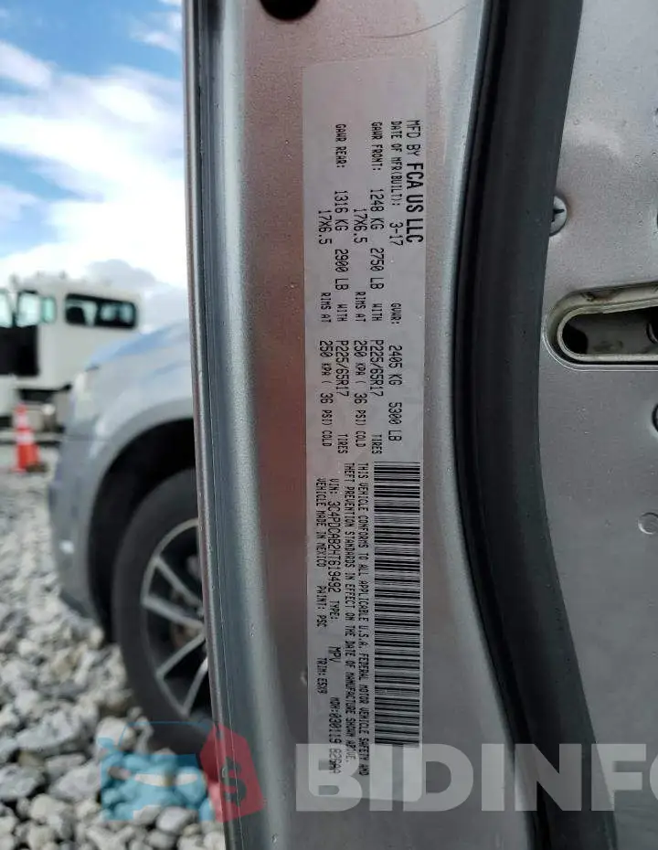 3C4PDCAB2HT619492 Photo# 13