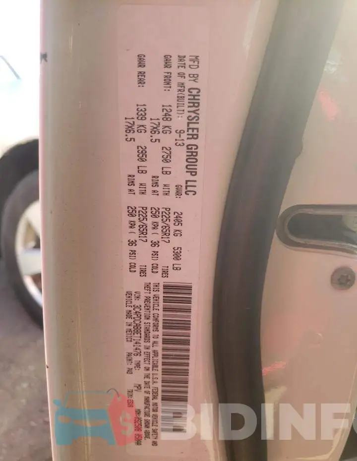 3C4PDCAB8ET141476 Photo# 13