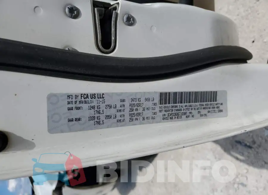 3C4PDCBG8GT165807 Photo# 13